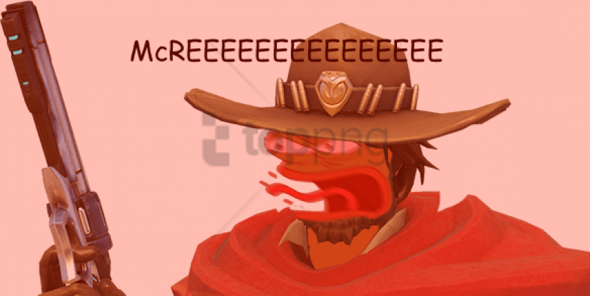 Mccree Face Png - Mccree Overwatch (584x293), Png Download
