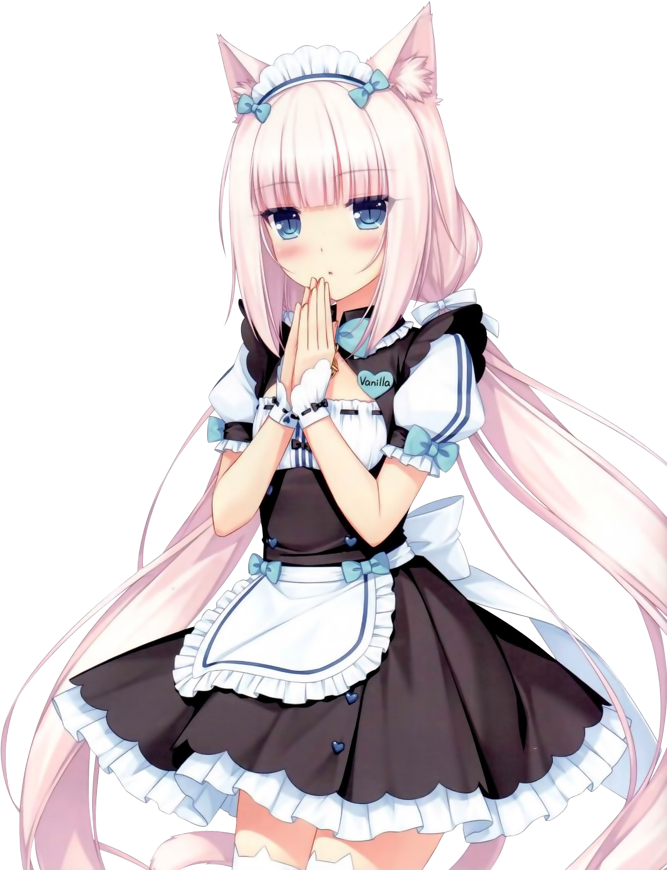 Because Its Vanilla - Nekopara Vanilla Maid Cosplay Costume (1325x1726), Png Download