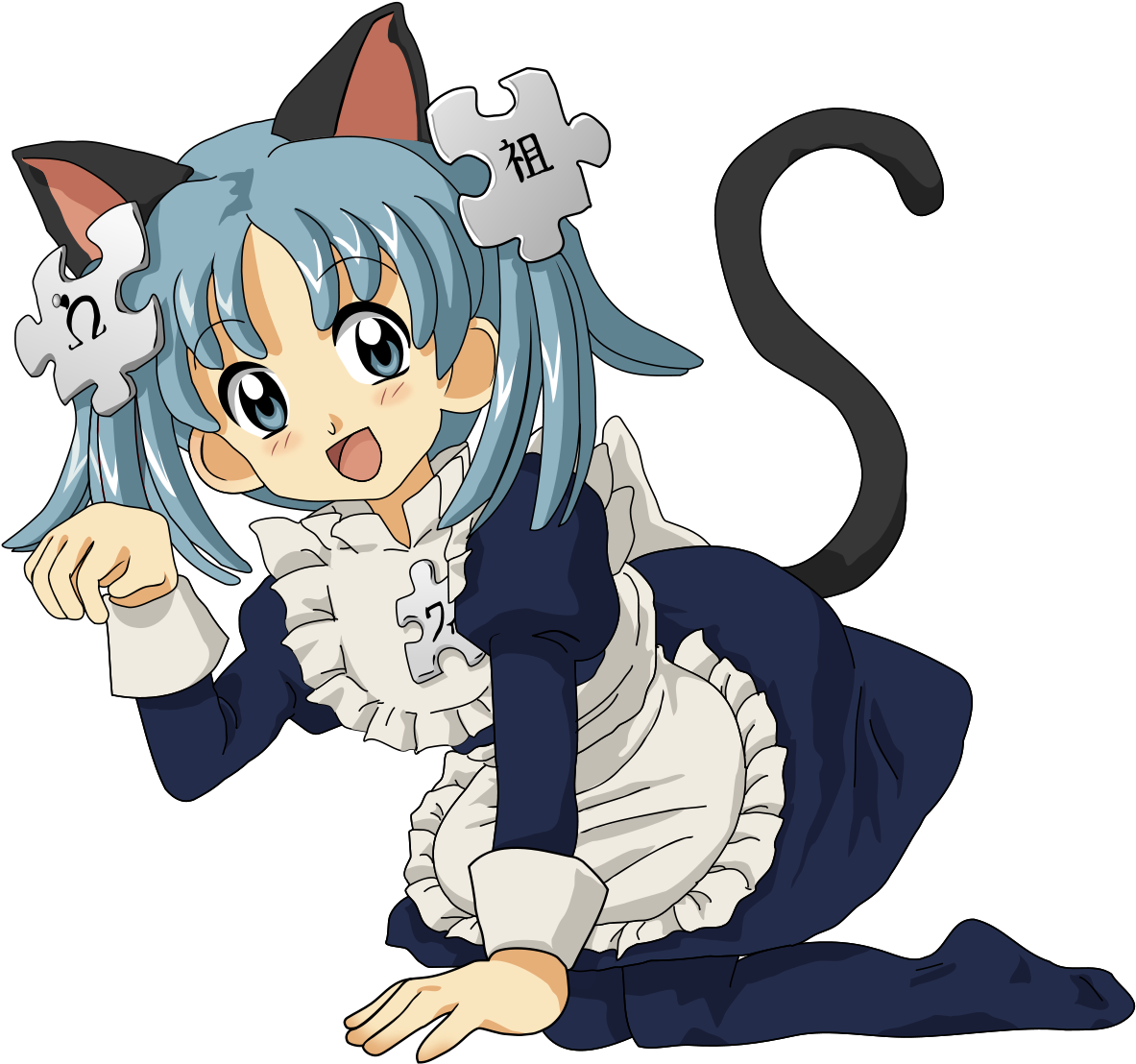 Wikipe Tan Catgirl (1200x1143), Png Download
