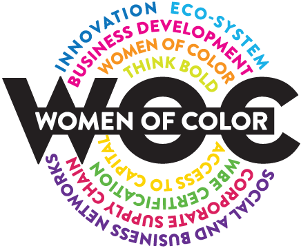 Women Of Color Logo Web - Circle (436x360), Png Download