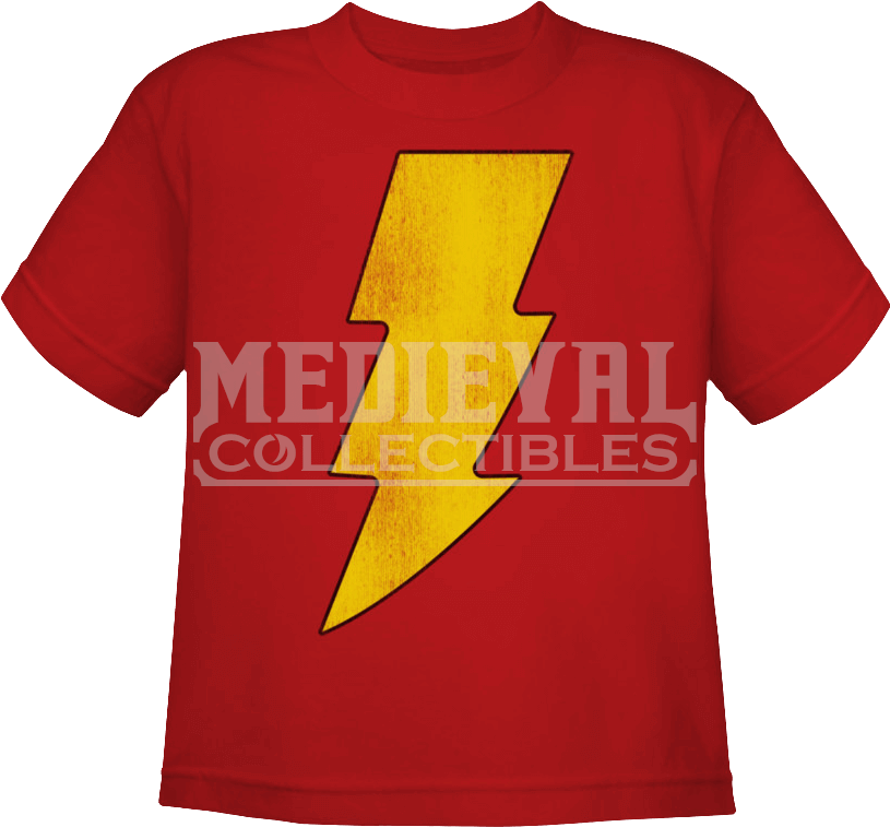 Kids Shazam Logo T-shirt - Youth: Superman-destroyed Supes Logo (833x833), Png Download