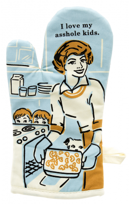 Love My A**hole Kids Oven Mitt - Frog Orange Party (400x400), Png Download