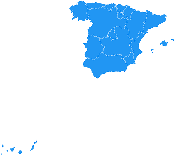 175 - - Svg Spain Regions Map (600x532), Png Download