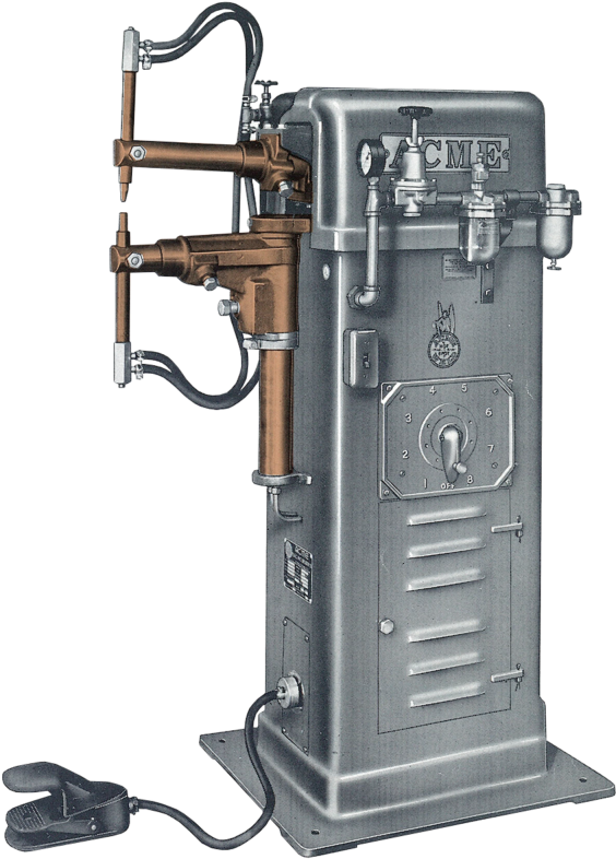 Size 2 Air Operated Rocker Arm Welder - Welding (622x800), Png Download