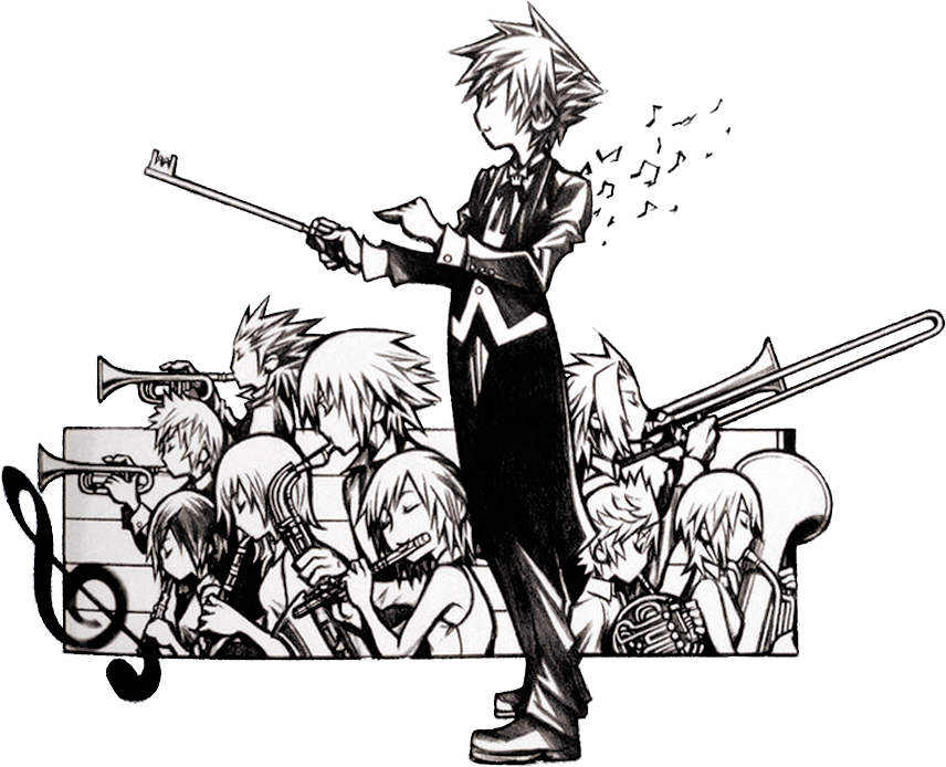 Resized To 99% Of Original - Kingdom Hearts Orchestra World Tour (856x694), Png Download
