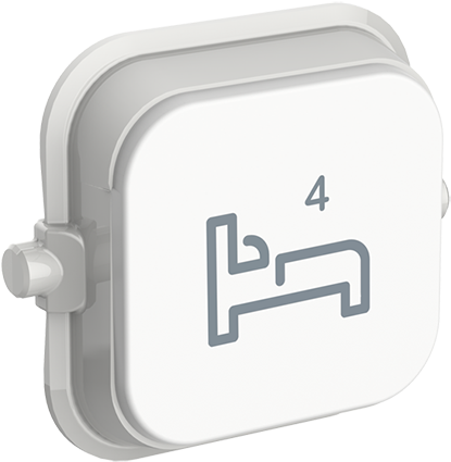 40bd4r-vw Clipsal Iconic Bed 4 Dolly Rocker, Vivid - Clipsal Iconic Dollies (800x600), Png Download