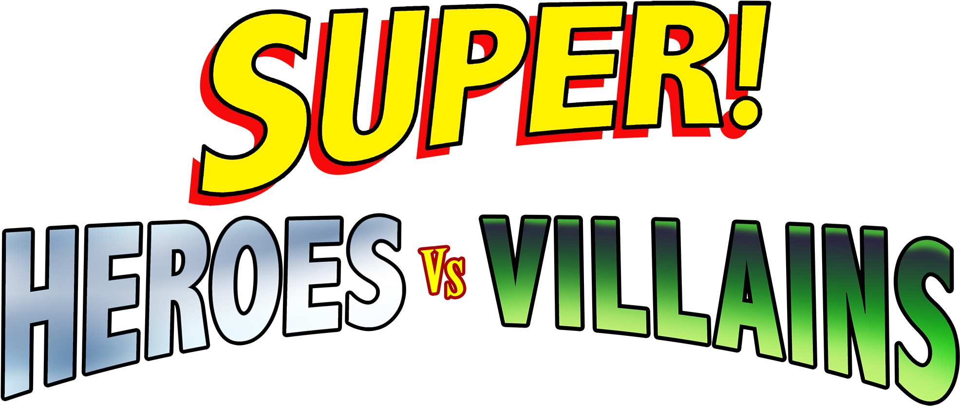 Wasabassco's Super Heroes Vs Villains At City Winery (2000x889), Png Download