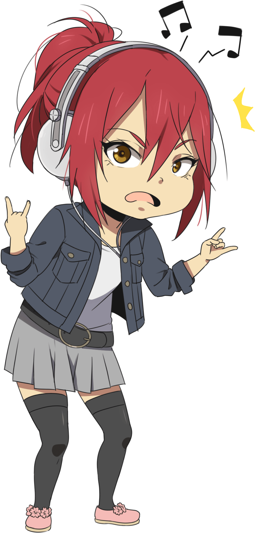 Listen Live - Anime Listen Music Png (1407x2289), Png Download