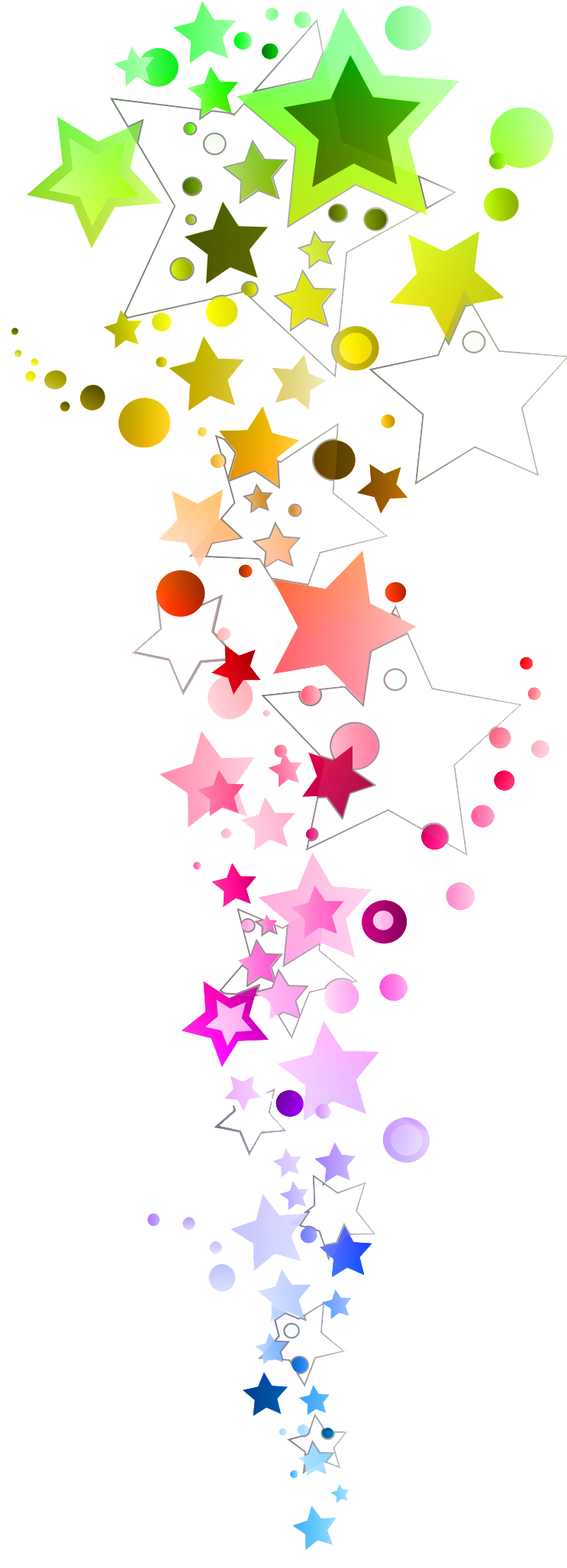 Fireworks - Illustration (742x2067), Png Download