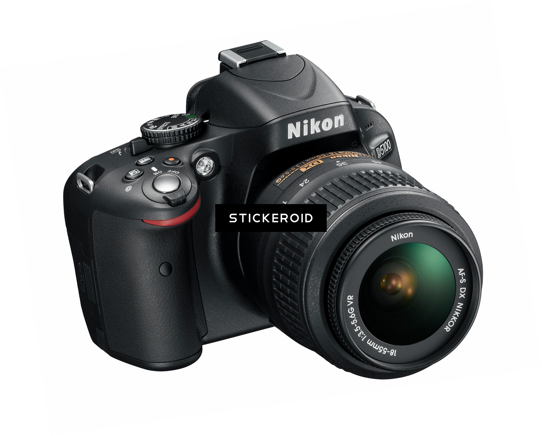 Camera Nikon Cam - Nikon D3100 14.2 Mp Slr - Af-s Vr Dx 18-55mm Lens (1750x1410), Png Download