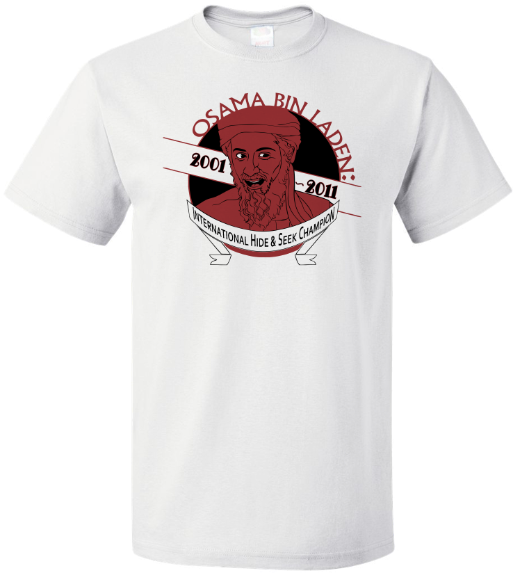 Standard White Osama Bin Laden - Custom Supreme T Shirt (804x1005), Png Download