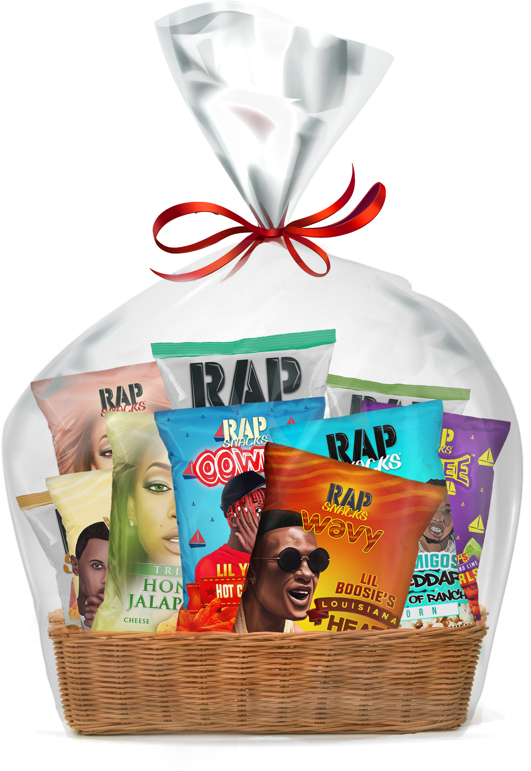 Give The Gift Of Flavor - Gift Basket (2164x3026), Png Download