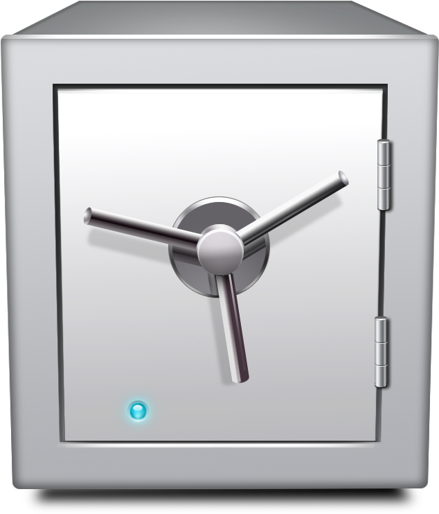 Safe Bank Vault Secure Icon Safe Bank Vault Secure - Bank Vault Safe (800x800), Png Download