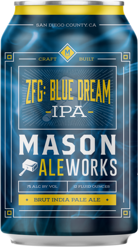 Blue Dream Can Mockup - Dream (1000x1241), Png Download