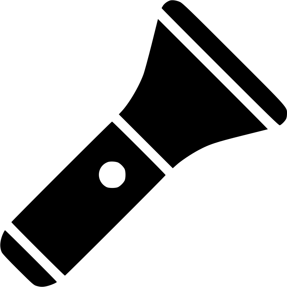 Flashlight Free Icon - Pen Symbol Png (981x982), Png Download