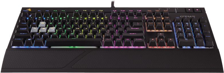 Ostatnie Dni Zdominowane Były W Sklepie Przez Dosyć - Corsair Strafe Rgb Mechanical Gaming Keyboard Cherry (1092x337), Png Download