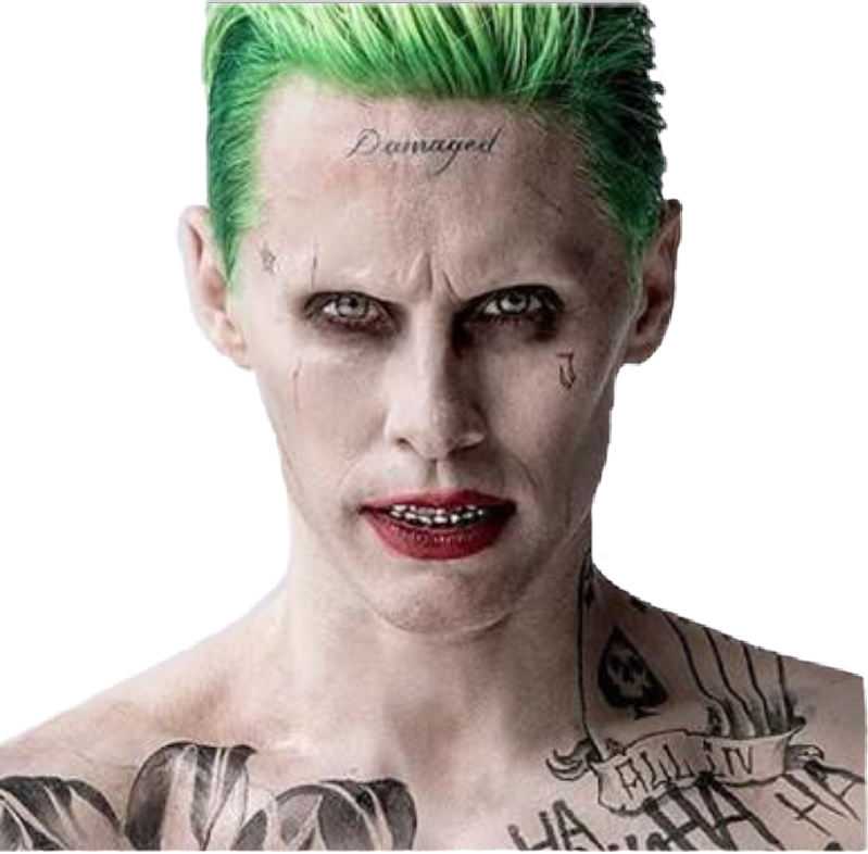 Jared Leto Joker Makeup (799x786), Png Download