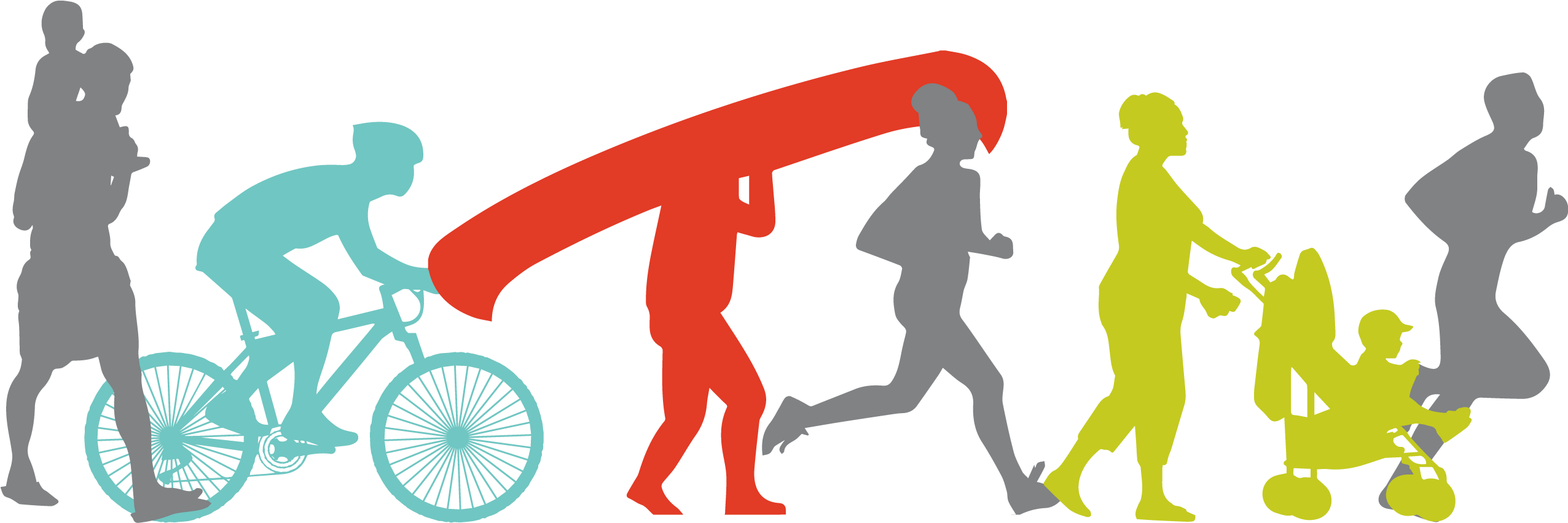 Silhouette (2551x940), Png Download