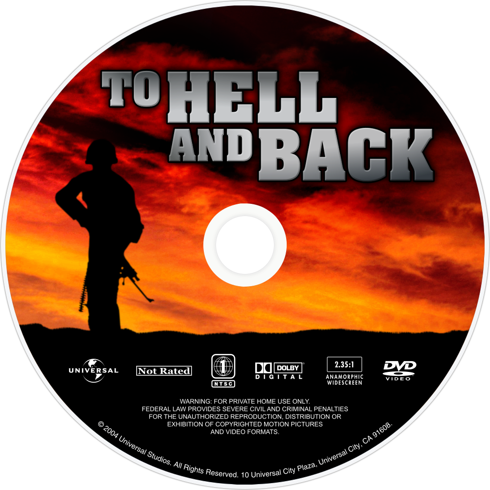 Cdart - Universal Studios Home Entertainment To Hell And Back (1000x1000), Png Download