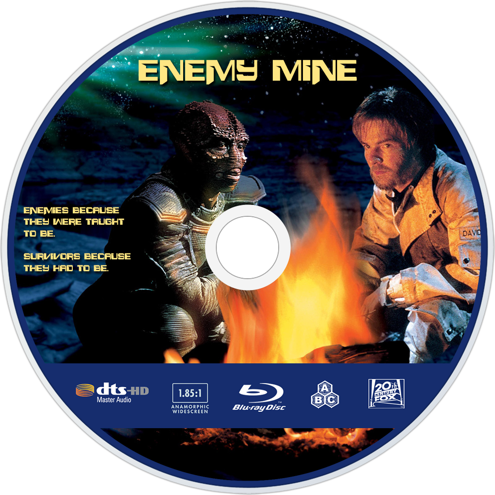 Enemy Mine Bluray Disc Image - Blu-ray Disc (1000x1000), Png Download