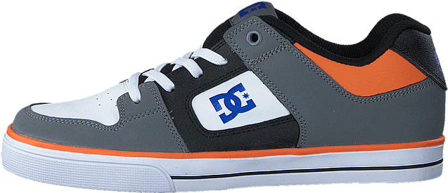 Dc Shoes Dc Kids Pure Elastic B Shoe Grey/blue/white - Dc Shoes (705x705), Png Download
