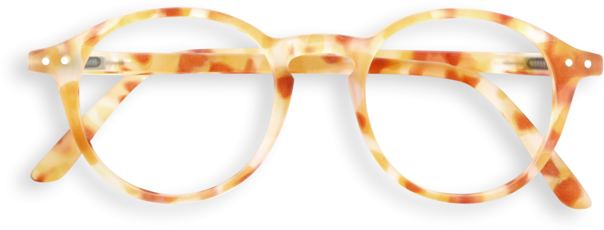 Izipizi - Ameico Yellow Tortoise #d Reading Glasses By Izipizi (1400x1400), Png Download