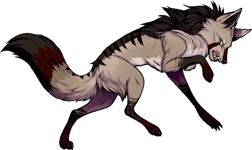 Wolves Transparent Mythical Clip Art Free - Mystical Wolf Gif (900x624), Png Download
