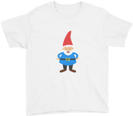 Gnome Youth Short Sleeve T-shirt - Future Hbcu T Shirts (600x600), Png Download