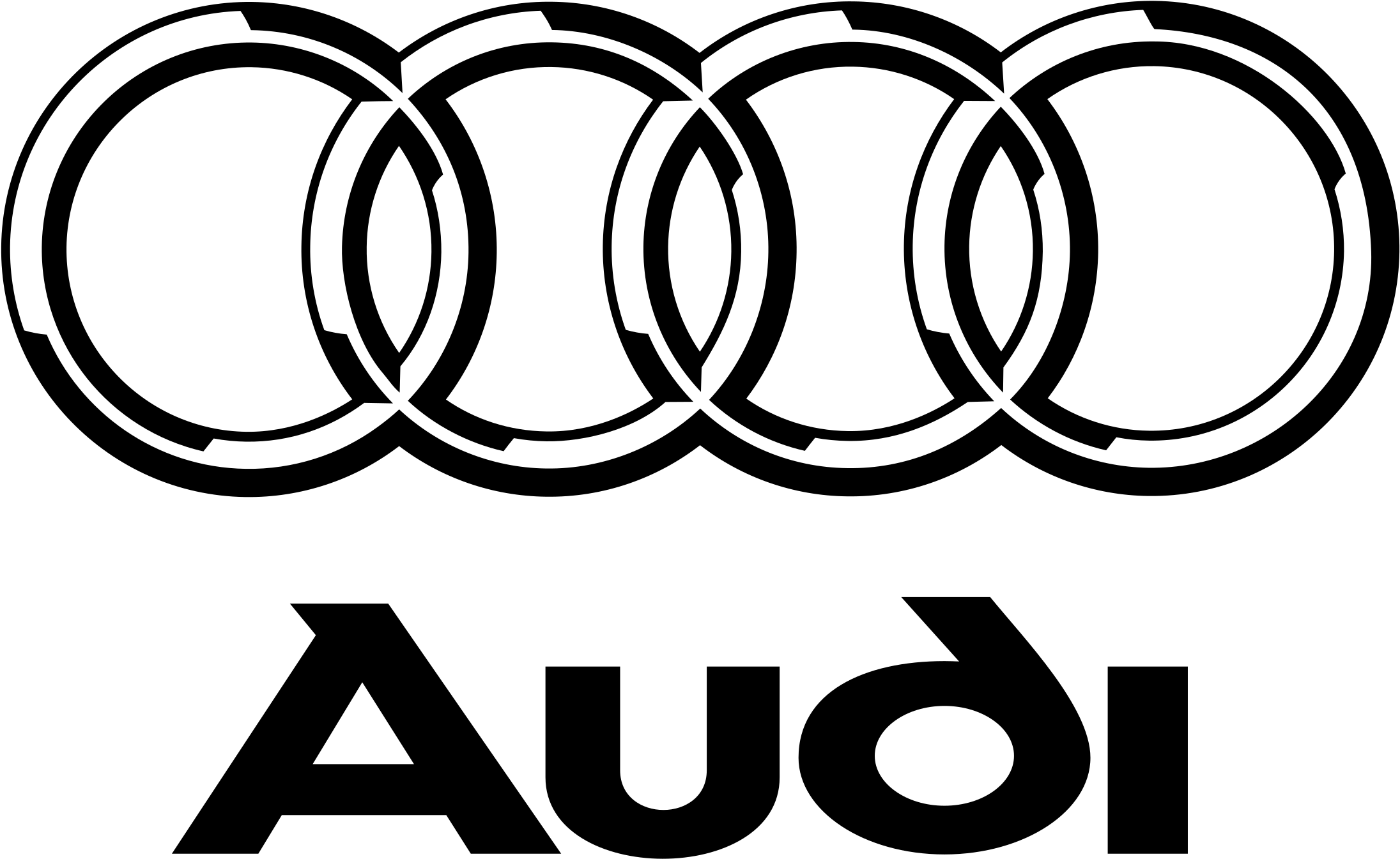 Audi Logo Png Transparent (2400x2400), Png Download