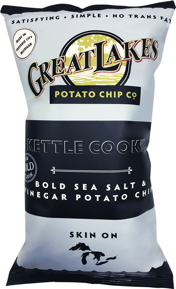 Made Up In My Old Stomping Ground Of Traverse City, - Great Lakes Potato Chips (1000x1000), Png Download
