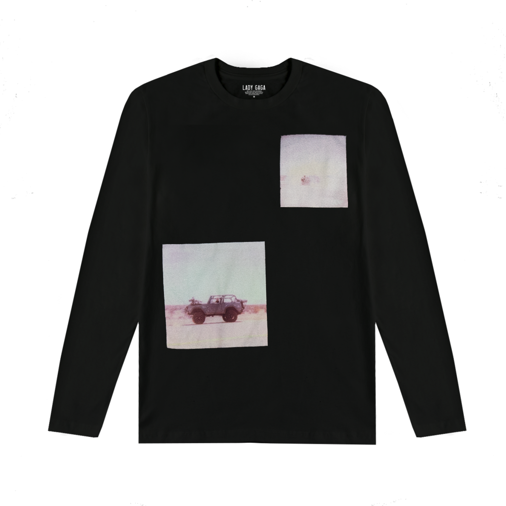 Double Tap To Zoom - Lady Gaga Polaroid Long Sleeve (1024x1024), Png Download