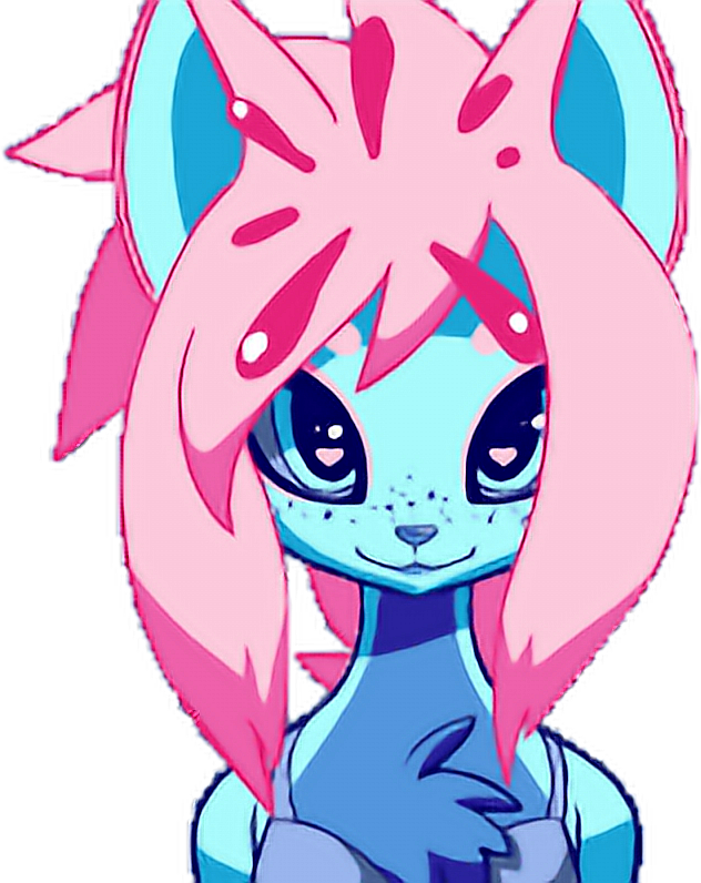 Report Abuse - Furry Girl (632x796), Png Download