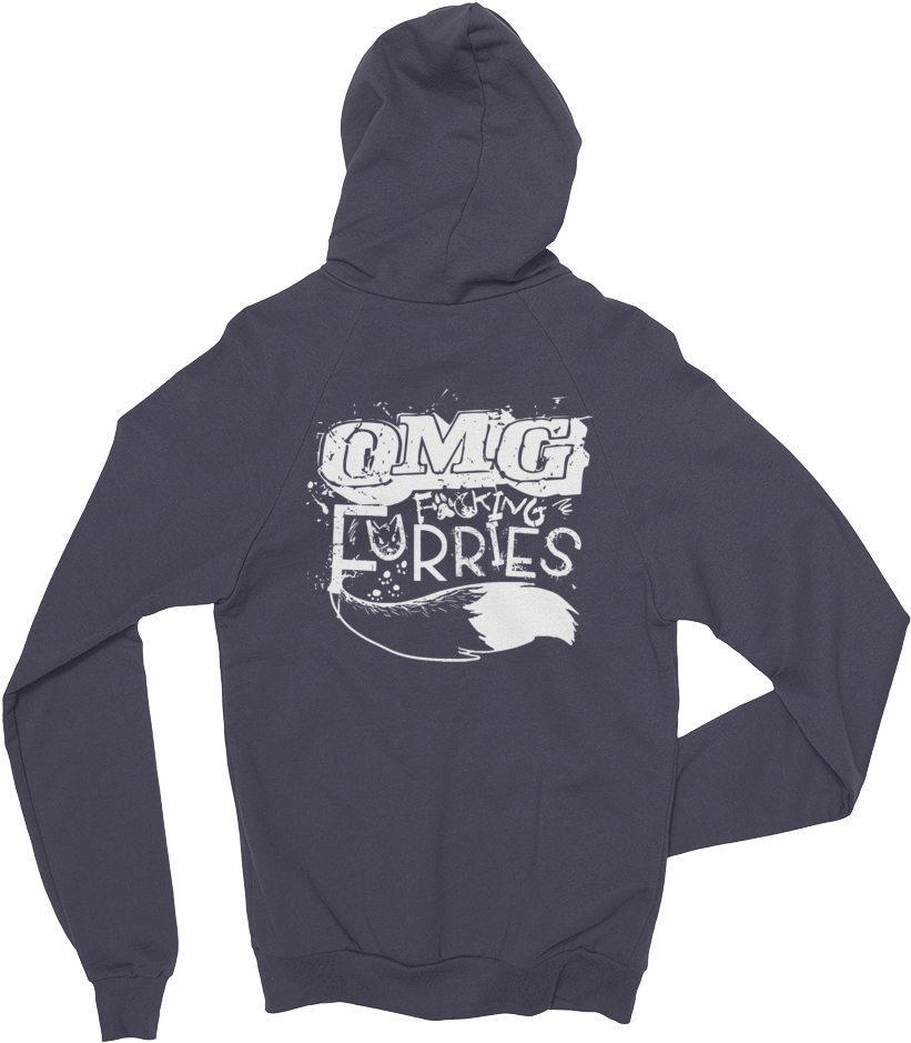 Omg Fucking Furries Hoodie - Omg F**king Furries Fox Slouchy V-neck (1000x1000), Png Download