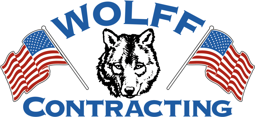 Wolff Logo - Wolff Contracting (1000x462), Png Download