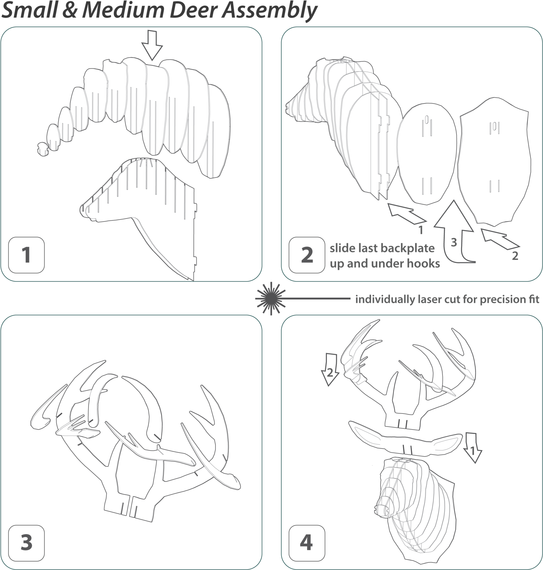 Buck Birch Wood U - Cardboard (2048x2048), Png Download