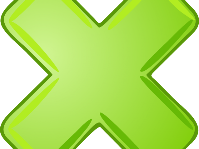 Red Cross Clipart Times Sign - Multiplication Clipart Png (640x480), Png Download