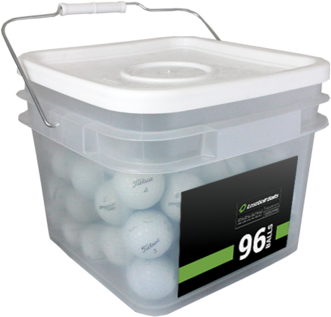96 Titleist Nxt Tour S Bucket - Used 96ct Srixon Z-star Yellow Mix Golf Balls Bucket (1200x1200), Png Download