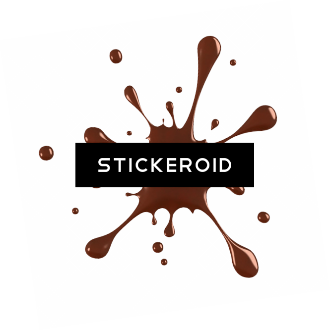 Chocolate Splash - Graphic Design (665x666), Png Download