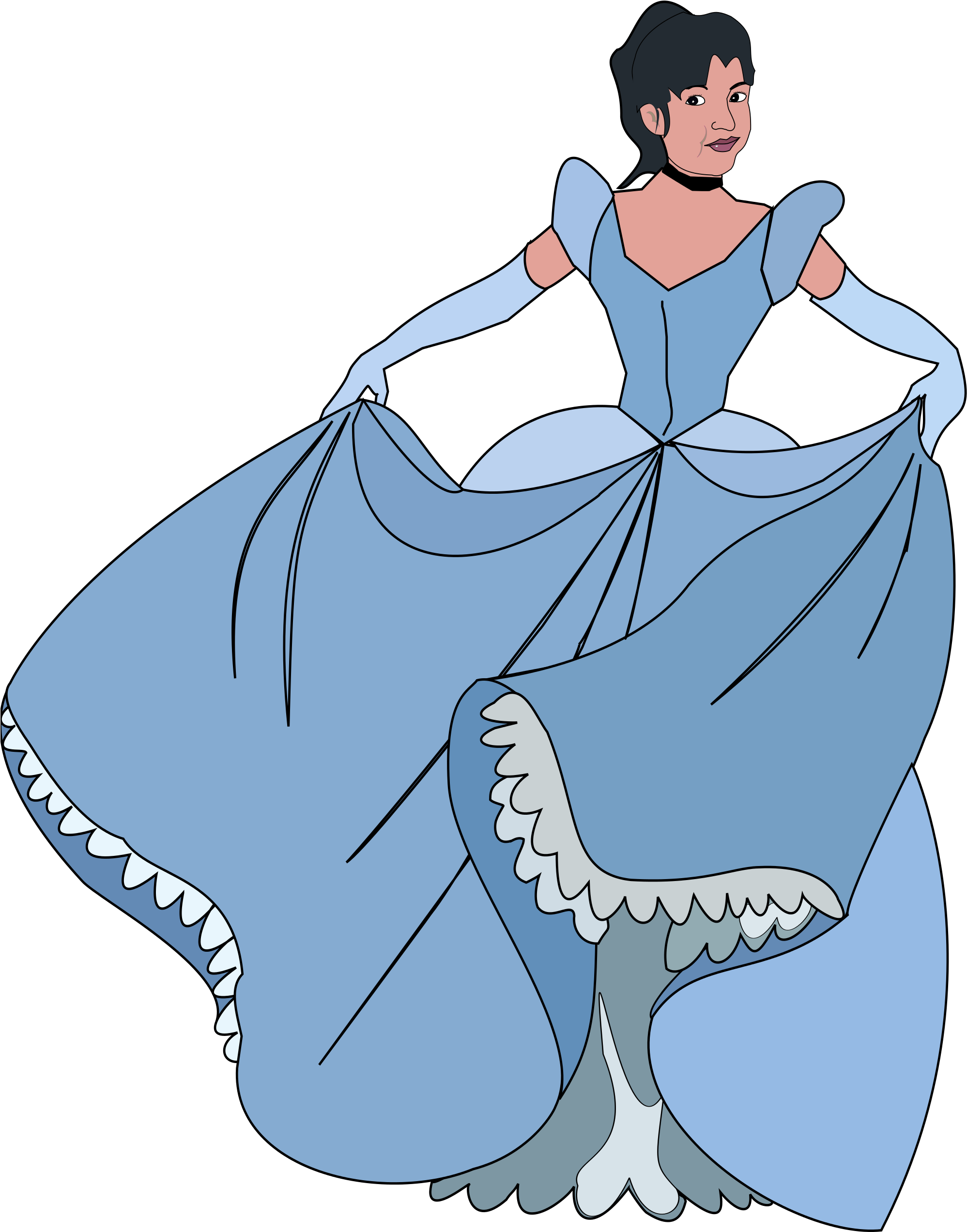 Open - Princess Clip Art (2000x2828), Png Download