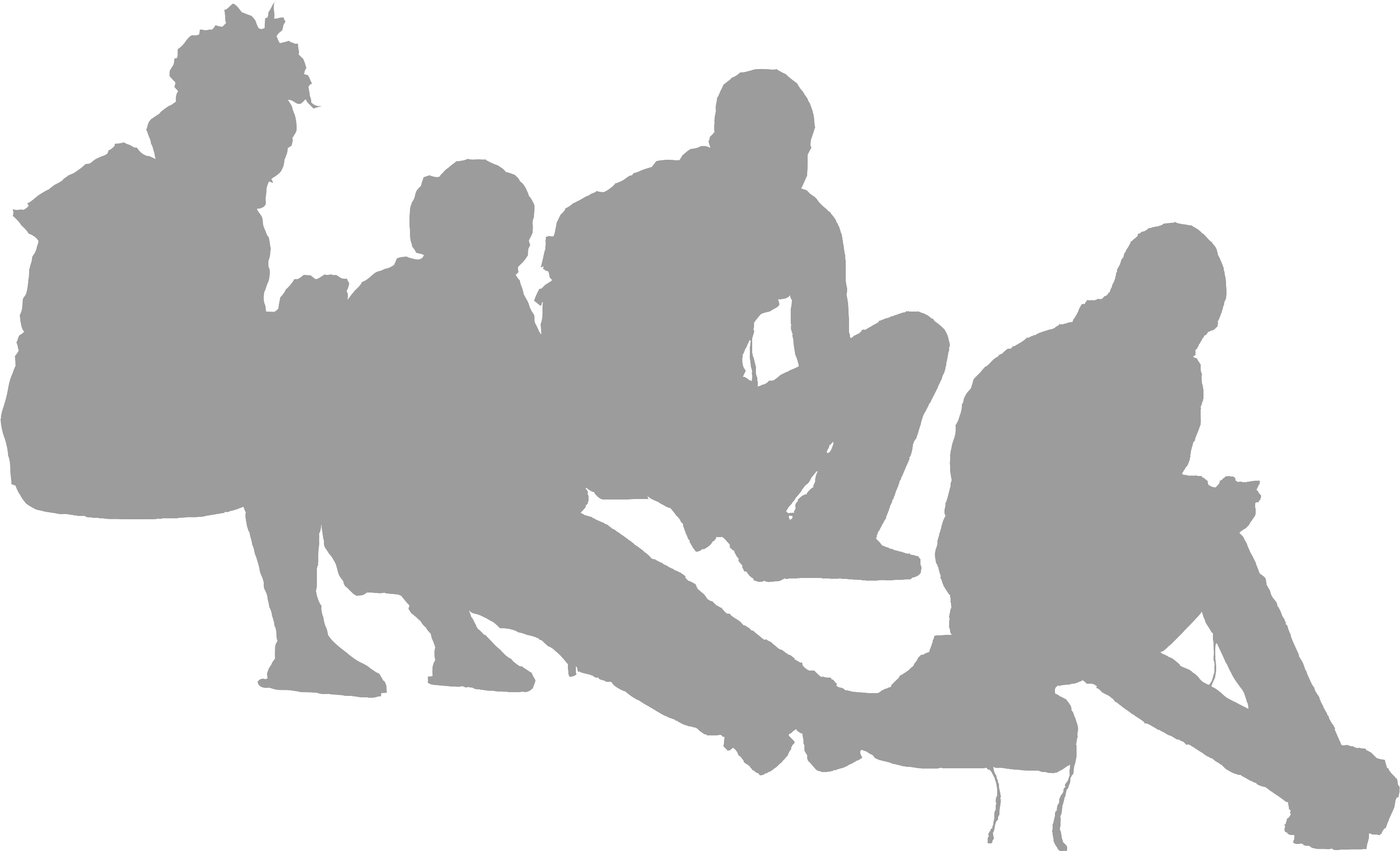 Students Sitting Bw Students Sitting Color Students - Group Of People Sitting Png (3112x1920), Png Download