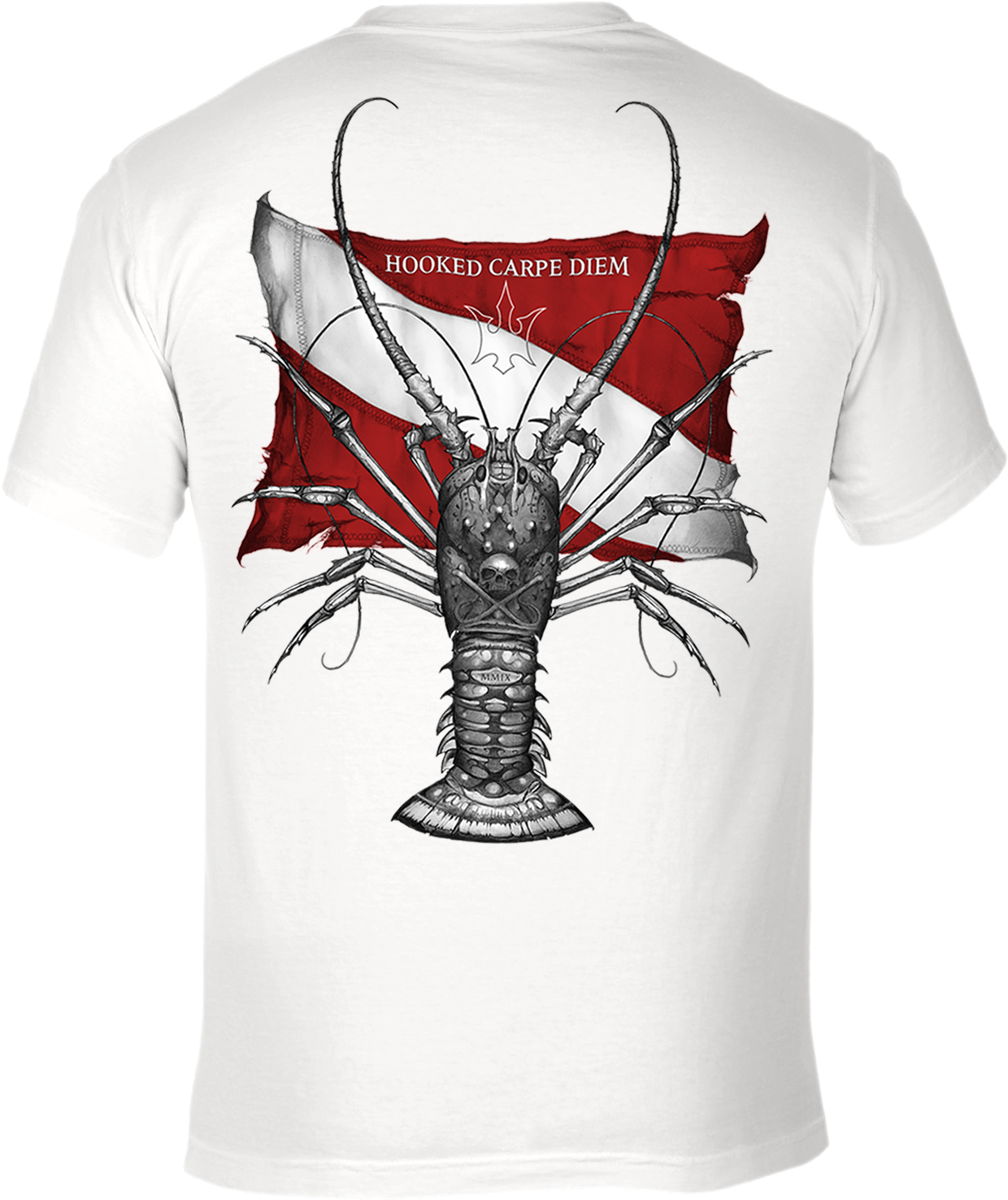 Lobster Dive Flag - Shirt (1673x1599), Png Download
