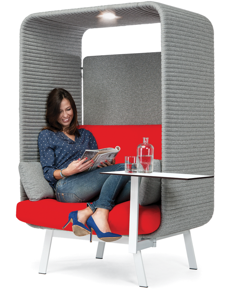 Priveé In Wool, Polyurethane Foam, And Powder-coated - Personal Space In Interior Design (770x991), Png Download
