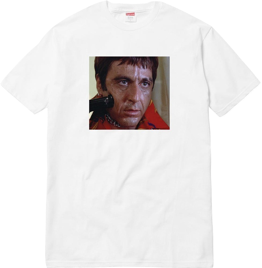 Download Supreme Scarface Shower Tee - Supreme X Scarface Shower Tee Xl ...