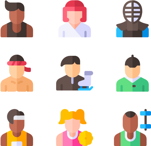 Sport Avatars - Sports (600x564), Png Download