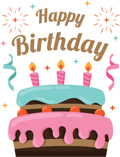 Happy Birthday Cake Designs 1 Happy Birthday Cake Designs - Give Best Wishes To Kid On 1st Happy Birthday By Vinyl (480x640), Png Download