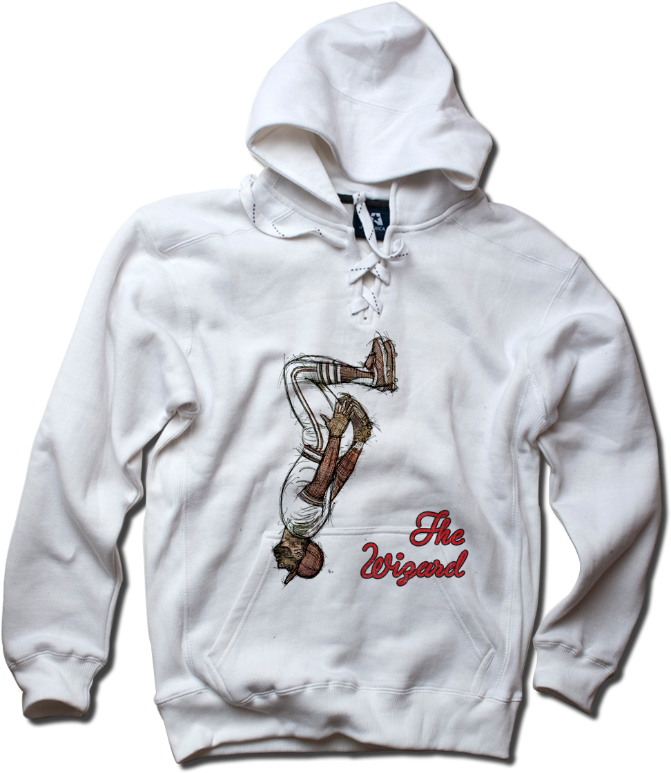 Ozzie Smith Backflip - Ozzie Smith Men's Long Sleeve - White - St. Louis | (1019x1204), Png Download