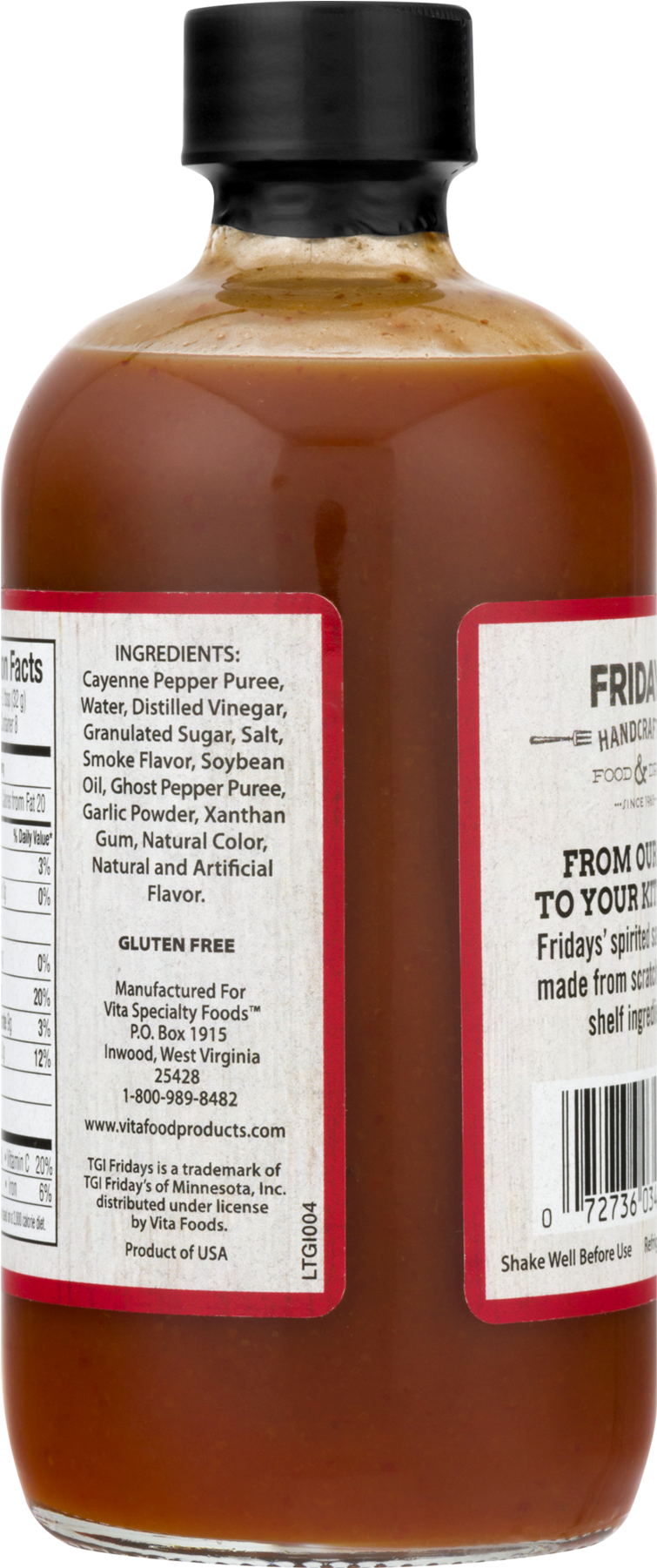 Tgi Friday Ghost Pepper Sauce, - Glass Bottle (1800x1800), Png Download