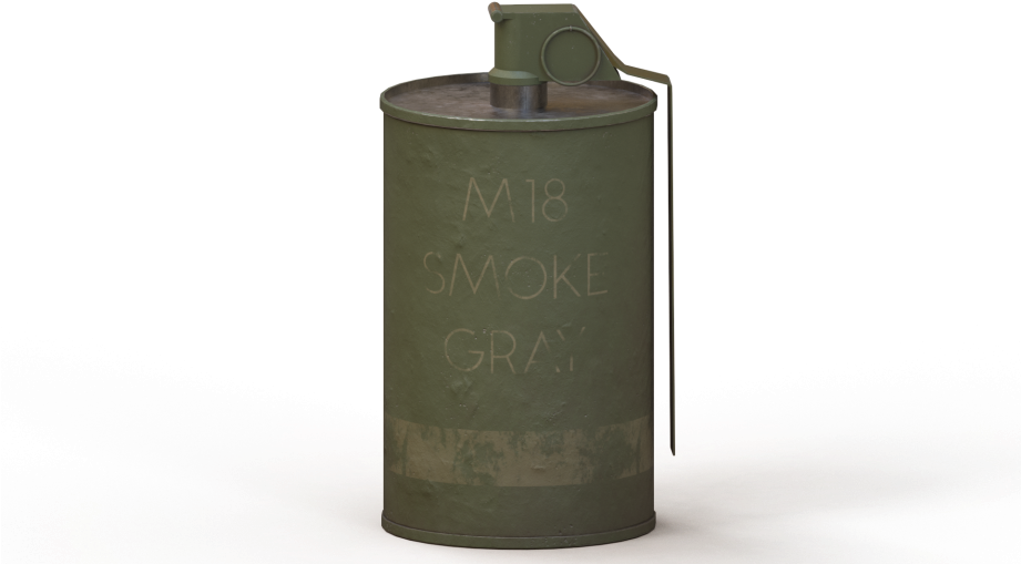 Smoke Grenade Royalty-free 3d Model - Smoke Grenade (920x517), Png Download