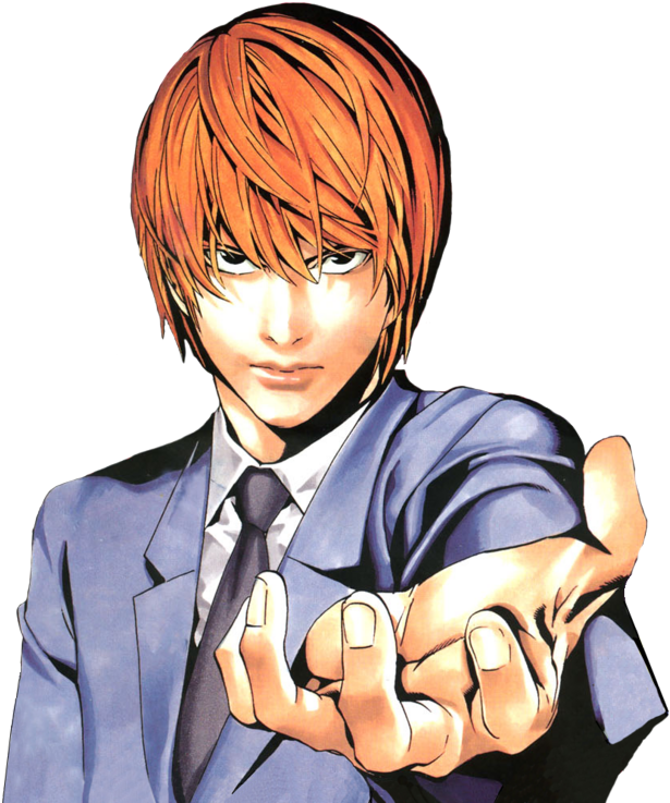 Light Yagami Takeshi Obata (710x800), Png Download