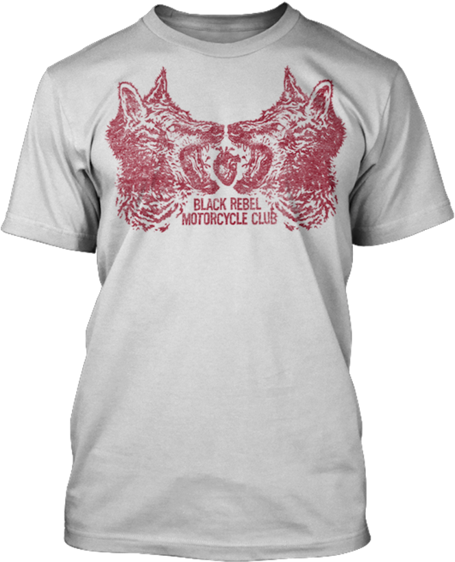Heart Wolf T-shirt - Fleetwood Mac Rumours T Shirt (1000x1000), Png Download